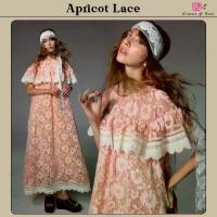 ราคา Widelia สีโทนส้ม Apricot Lace Dress แม็กซี่เดรสตัวยาว เดรสทรงปล่อย ช่วงอกแต่งระบาย เนื้อผ้าลูกไม้อย่างดี แต่งขอบด้วยลูกไม้สีครีม ซับในสีน้ำตาล ซิปหลัง /เดรสยาว54 /1นิ้วลงเดิม (1729875543618390207)