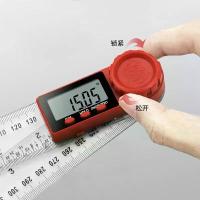 ราคา 2-in-1 Transparent Digital Angle Ruler Protractor Transparent Vernier Caliper Digital Caliper (1734521679516436260)