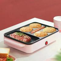 ราคา 3 in 1 เครื่องทำอาหารเช้า เครื่องทำขนมปัง เครื่องปิ้งขนมปัง เตาอบไฟฟ้าขนาดเล็ก เครื่องทำไข่ดาว เครื่องทำเบอร์เกอร์ เครื่องทำโรตีในครัว (1734056671860786852)