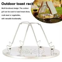 ราคา ชั้นวางขนมปังปิ้งแคมป์ปิ้ง คุณภาพสูง 4 แผ่นเฟดเดอร์ พับได้ อเนกประสงค์ เครื่องปิ้งขนมปัง แบบพกพา เหมาะสำหรับการตั้งแคมป์และย่าง H1I4 (1731669250300740940)
