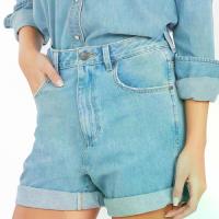 ราคา Wrangler กางเกงขาสั้นผู้หญิง คอลเลคชั่น Pineapple เอวกลาง รุ่น WR S123WSHON05 สียีนส์กลาง (1730001295270251012)