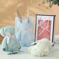 ราคา Pineapple Grid Bear Towel Coral Fleece Gift Box Set for Benefits, Store Opening Events, Return Gifts, Souvenirs, Promotional Small Gifts (1733305901580125678)