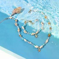 ราคา Foreign Trade Popular Ornament Conch Bead Turquoise Bracelet Beach Starfish Pendant Shell Crystal Beads Bracelet (1733723875975202352)