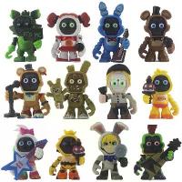 ราคา 12pcs Action FNAF Figure with 2 Interchangeable Masks Model Dolls Toys For Gifts Collections Ornament (1733873602500396714)
