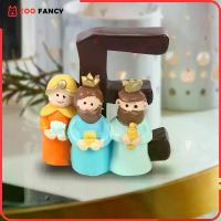 ราคา [Tiktok ขายร้อน] Zoo Fancy Christmas Figurine Table Decoration Sculpture Collection Centerpiece Religious Xmas Ornament for Holiday Gifts Indoor Outdoor (1733544830205396880)