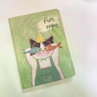 ราคา ภาพวาดสีน้ำมันต้นฉบับ, สมุดโน้ตลายแมว, หน้ากระดาษเปล่า, ไดอารี่, ลายการ์ตูนน่ารัก, ปกแข็ง, สมุดจดบันทึก, สมุดบัญชี (1734785313727677558)