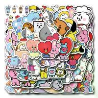 ราคา 55 สติกเกอร์การ์ตูน BTS BT21 สำหรับตกแต่งสมุดบันทึก สมุดจดบันทึก โทรศัพท์ และขวดน้ำ สติกเกอร์กันน้ำ (1733476986463356654)