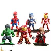 ราคา Random Box Anime Marvel Avengers Iron Man Captain America Spiderman Thanos Collectible Action Figures (1733121969436984819)