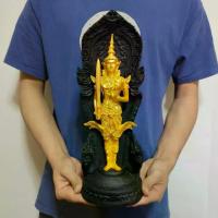 ราคา Collectibleพระสยามเทวาธิราช องค์พระสีทอง ซุ้มด้านหลังสีดำ (ฐาน4นิ้ว สูง32ซม.)ผ่านพิธีปลุกเสกแล้ว บูชาเสริมสิริมงคลในบ้านเรือน แนวโน้มวินเทจ、 สะสมคุณภาพสูง、 (1734666054464734272)