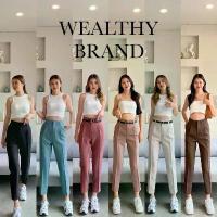 ราคา Wealthy.brand | SALE ซาร่า ผ้าไมโครขอบในตัว กางเกงขากระบอกเล็กกางเกงแฟชั่นกางเกงทำงานผู้หญิง woman fashion pants Clothing เสื้อผ้า (1732954115501229596)