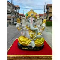 ราคา พุทธอุปกรณ์ พระពុท្ធ พระพิฆเนศ ปางรีนาโมจัน กว้าง6นิ้ว สูง10นิ้ว กางเกงเหลือง meditation พระปทม (1734927085360809056)