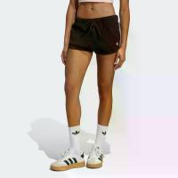 ราคา adidas ไลฟ์สไตล์ กางเกงขาสั้นถักโครเชต์ ผู้หญิง สีน้ำตาล KE0197 (1733626125772162835)