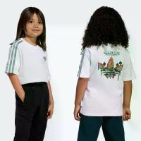 ราคา adidas ไลฟ์สไตล์ เสื้อยืดทรงหลวม ADIDAS MINECRAFT เด็ก สีขาว KC8376 (1733577746224940819)