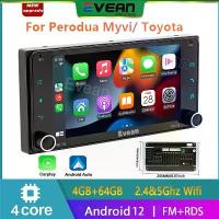 ราคา เครื่องเล่น Android ในรถยนต์, อีฟาน, 7 นิ้ว, เข้ากันได้กับ Toyota Perodua Myvi, ปลั๊กแอนด์เพลย์, พร้อม Wireless Apple CarPlay และ Android Auto, บลูทูธ / Wi Fi / GPS / USB / FM / RDS (17319858164920178