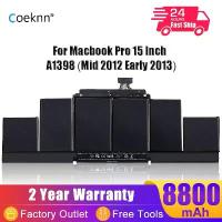 ราคา Coeknn 99Wh A1417แบตเตอรี่แล็ปท็อปสำหรับ Apple Macbook Pro 15นิ้ว A1398 (กลาง2012 Early 2013) Retina MC975LL/A MC976LL/A COD (1734966128330180371)