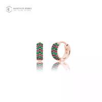 ราคา Maison de Jewels - Christmas Huggie Earring ต่างหูคริสต์มาส ต่างหูเงิน โรสโกลด์ ดีไซน์ (1735042533647287367)