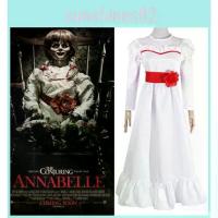 ราคา Exquisite Annabelle Cosplay Costume White Dress Perfect For Halloween Celebrations (1734530330762773751)