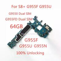 ราคา ปลดล็อคเมนบอร์ด, 1 ชิ้น, สำหรับ Samsung Galaxy S8 Plus, G9550, G955FD, G955F, G955U, G955N, 64GB, เปลี่ยนชิ้นส่วน, การเข้ารหัสลับ (1731585230514062370)