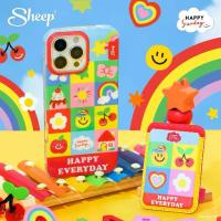 ราคา พร้อมส่ง [For iPhone MS&Samsung Happy Sunday]Happy Sunday x Sheep Limited Collection เคสสำหรับไอโฟน เคสS25Ultra ฟรีGriptok/Wallet (1731625387637245416)