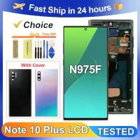 ราคา Tested Note 10 Plus 6.8''For Samsung Note10+ N975F N975 N975W LCD Display Touch Screen Digitizer Assembly Replacement (1733728203928340088)