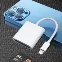 ราคา Mobile Phone Type-C OTG Memory Card Reader 3-in-1 SD TF USB 3.0 Camera Compatible with Apple (1733489871602419486)