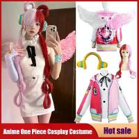 ราคา UWOWO Anime One Piece Cosplay Costume Red Film Uta Clothes Adult Kids Wig Wings Dress Headphone Carnival Party Christmas Full Set (1735190937546163484)