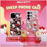 ราคา [For iPhone MS & Samsung Hello Kitty] Hello Kitty Collection เคสสำหรับไอโฟน และเคสS23 S24 S25 S26 Ultra ฟรีสายห้อย คิตตี คําแนะนําผลิตภัณฑ์ใหม่ของเดือนนี้ (1735190769939548139)