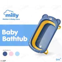 ราคา รุ่นอัพเกรดMilly อ่างอาบน้ำเด็ก สามารถพับได้ อ่างอาบน้ำทารก อ่างอาบน้ำอเนกประสงค์พับได้ Baby Bathtub (1735358150682904103)