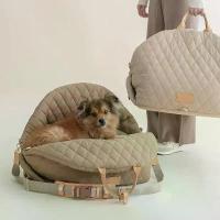 ราคา 【JING】 Portable Luxury Pet Carrier Handbag - Dog & Cat Car Seat Travel Bed Washable Tote for Small Pets Puppy Safety Booster Bag (1735411698813405032)