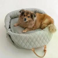ราคา 【JING】 New Style Casual Fashion Luxury Pet Dog Cat Carrying Tote Bag Car Carrier Booster Seat Carriers (1735408747466033000)