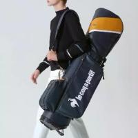 ราคา ถุงกอล์ฟ Stang bag LE COQ GOLF 사선라인 컬러백색 스탠드 캐디백 / Navy Diagonal line color white caddy bag GN321MCB91 (1729992969282161392)