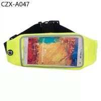 ราคา Sport Pouch Belt กระเป๋ากีฬาแบบคาดเอวใส่โทรศัพท์มือถือกันน้ำได้ หน้าจอ 5.5 นิ้ว สีดำ (1734713006494680423)