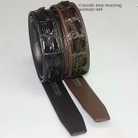 ราคา เข็มขัด Headless Crocodile Mens Double-Bone Edge Belt Bottom Face Crocodile First Layer Chic Gift Perfect For Everyday (1734779610303072163)