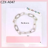 ราคา [พร้อมส่ง สินค้าแท้ ] (โซ่ใหญ่) สร้อยแพนมี Pan.do.ra MeSilver Sterling Silver Link Bracelet (1734975396315956583)