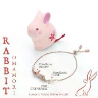 ราคา A.CEMI Rabbit Omamori Bracelet เครื่องรางญี่ปุ่นความรัก เครื่องรางกระต่าย เสริมความรัก มุกแท้ Rose Quartz (1729620400971287168)