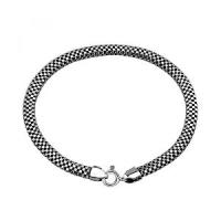 ราคา 925 silver Italian mesh design bracelet สร้อยข้อมือเงิน 925 ดีไซน์ตาข่ายจากอิตาลี (1734413263175648763)