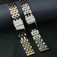 ราคา 20 22 24mm High Quality Stainless Steel Watchband For Breitling Watch Strap Men Bracelet Push Button Hidden Clasp Logo On (1735374676638532641)