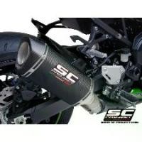 ราคา SC-Project ท่อมอเตอร์ไซต์ KAWASAKI Z900 (2017 - 2020) | SC1-M Muffler, Carbon fiber, with Carbon fiber end cap (1729769648713992469)