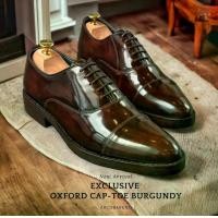 ราคา Arcobareno​ Oxfords​ Cap-Toe Burgundy​ Wooden Soles รองเท้า ผู้ชาย งานหนัง Italy แท้ HandMade สุดคลาสสิค ด้วยรองเท้าหนังดีไซน์คลาสสิคคุณภาพสูง (1729754230993553995)