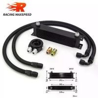 ราคา Universal racing car แถว 10 13 15 excavator น้ํามันไฮดรอลิก cooler ชุด OIL FILTER SANDWICH ADAPTER + an10 ท่อ Mocal สไตล์ (1734611385576752836)
