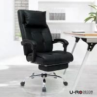 ราคา U-RO DECOR รุ่น GLIDER (ไกลเดอร์) สีดำ ปรับสูงต่ำได้ พนักพิงสูง เก้าอี้ผู้บริหาร แบบมีล้อ ปรับระดับได้ ยูโรเดคคอร์ เก้าอี้ทำงาน เก้าอี้นั่งทำงาน เก้าอี้สำนักงาน เก้าอี้อเนกประสงค (1729583773528525023)