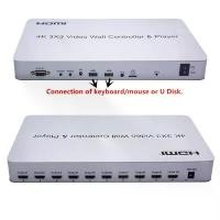 ราคา 4K HDMI USB Video Wall Controller Player 3x3 Switch 1080P HDTV /Usb video wall Processor IR/RS232 Control For Public LCD (1729636207690877340)