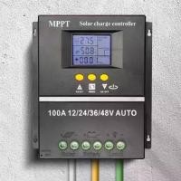 ราคา 100A MPPT Solar Charge Controller Solar Panel Regulator Dual USB Auto Solar Charge Controller 12V 24V 36V 48V for Solar Panel (1735289720705812422)