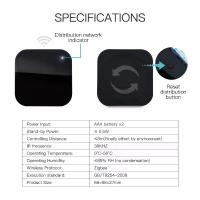 ราคา ZigBee Universal Infrared Remote Controller Works with Alexa Google Home Air Conditioner TV IR Remote for Smart Home (1734771999947850977)