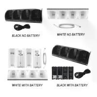 ราคา 4 Ports Charging Stand Dock Station for WII Game Console Battery Gamepad Game Controller Joystick Charger with LED Indicator (1734882749057827980)