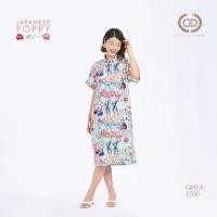 ราคา C&D Dress Japanese Poppy เดรส ติดกระดุมหน้า แขนสั้น สีเขียวอมฟ้า CBAFLR (1735337179062437474)