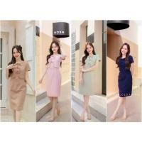 ราคา ส่งฟรี- ❖DR097-2 Ammy Boei Dress เดรสน่ารักๆ เดรสทำงาน♢ (1734987024106555216)