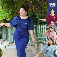 ราคา Praewday | ชุดออกงานชุดราตรีสาวอ้วน ชุดเพื่อนเจ้าสาวสาวอวบอ้วนไซส์ใหญ่plussize | G12 ANGLE DRESS (1734758793770730853)
