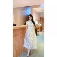 ราคา Dress เดรสลูกไม้ตัวยาวสวยทรงดี (1735100561712187360)