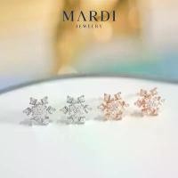 ราคา Mardi Jewelry รวมต่างหูเงินแท้เกล็ดหิมะ Snowflake Earrings คําแนะนําผลิตภัณฑ์ใหม่ของเดือนนี้ (1734842067058525699)